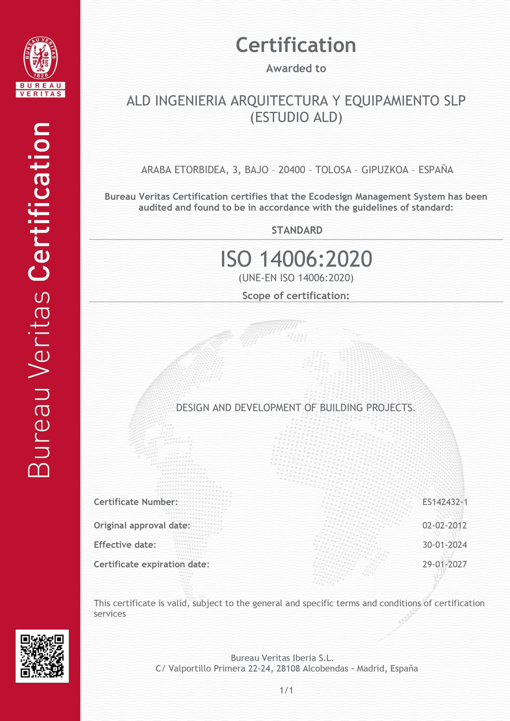 Certificado ALD