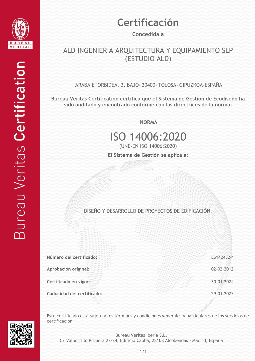 Certificado ALD